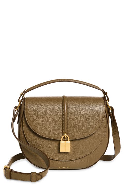 Siena Leather Saddle Crossbody Bag