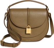 DeMellier Siena Leather Saddle Crossbody Bag
