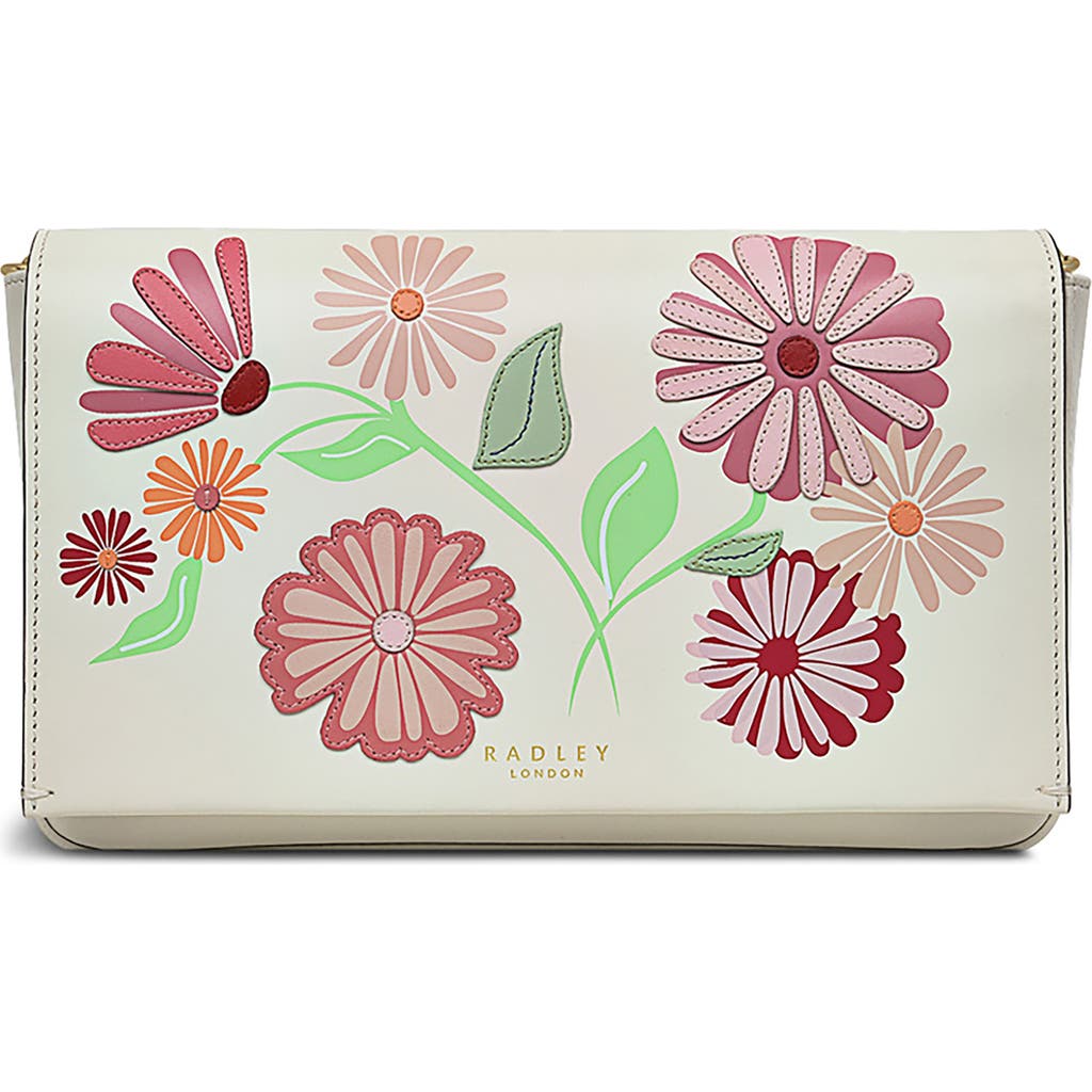 Radley London Columbia Grove Floral Crossbody Bag In Chalk