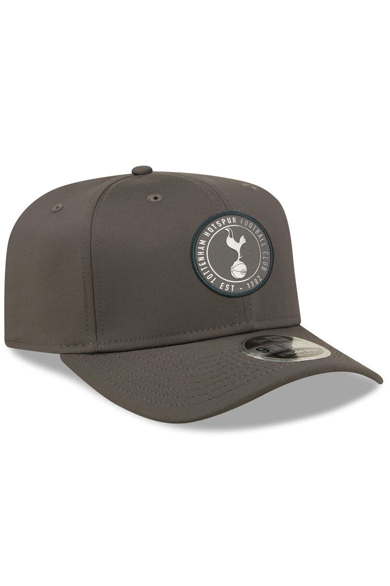 Men's New Era Gray Tottenham Hotspur Iridescent Stretch Snap 9FIFTY Snapback Hat, Alternate, color, Gray