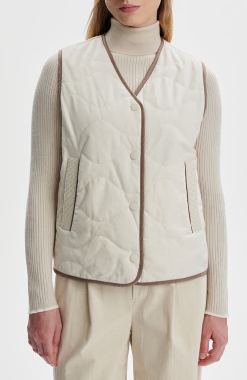 Varley Lori Reversible Gilet In White