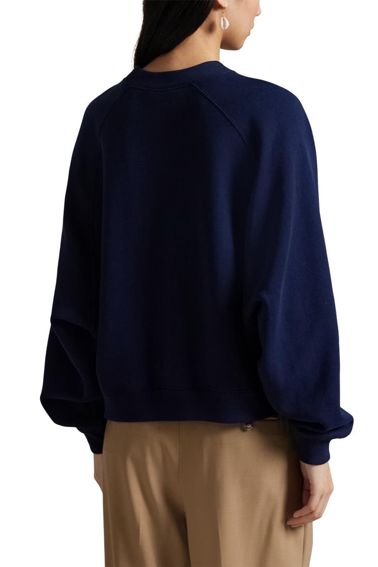 Arctic Fleece Sweatshirt, Alternate, color, CRUISE NAVY