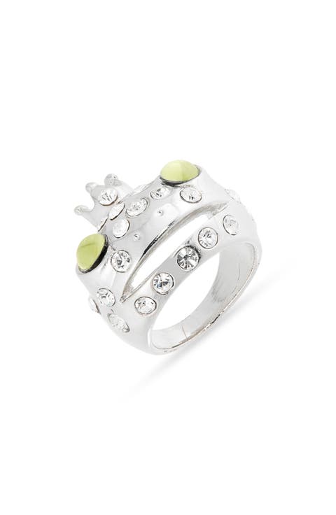 Frog Prince Recycled Pewter Ring