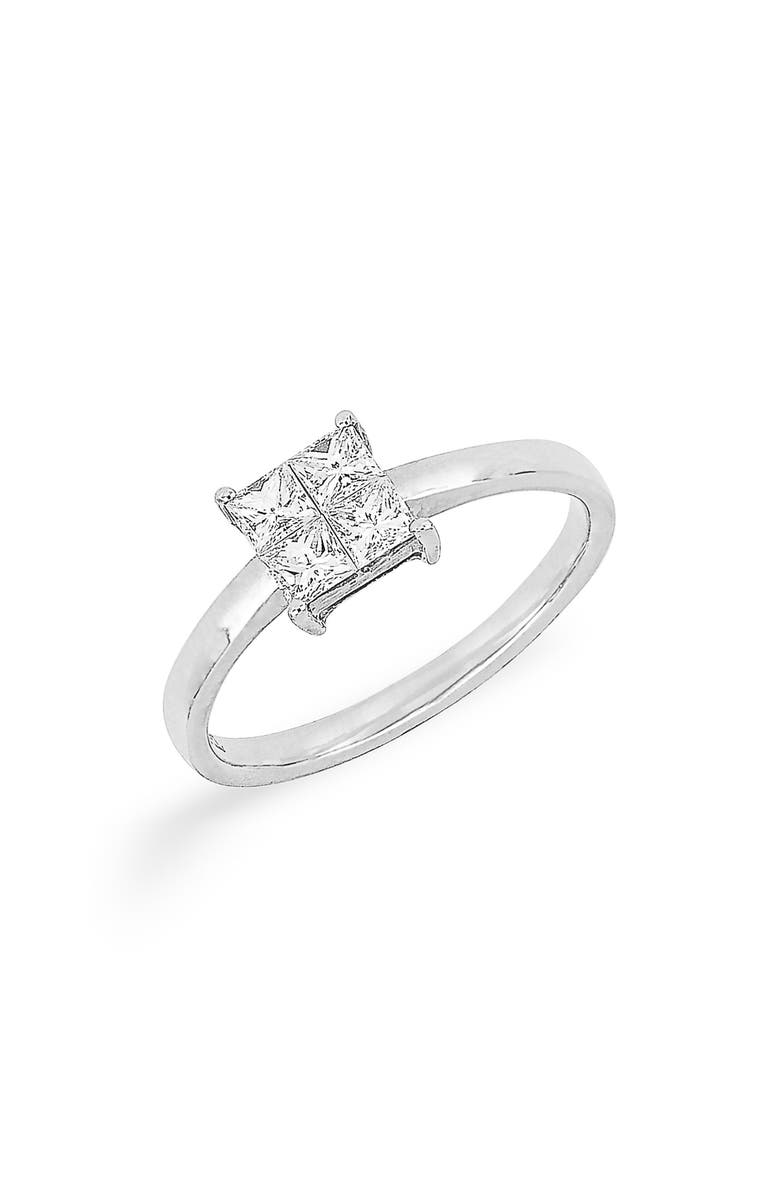 Bony Levy Princess Cut Diamond Ring, Main, color, 