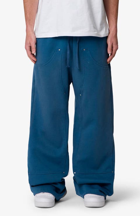 West Baggy Fit Double Knee Sweatpants