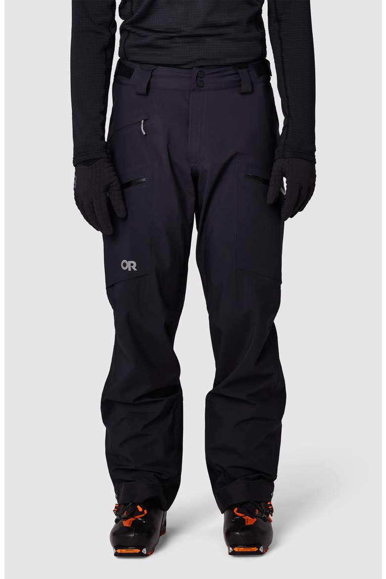 Skytour LT Waterproof Snow Pants, Main, color, BLACK