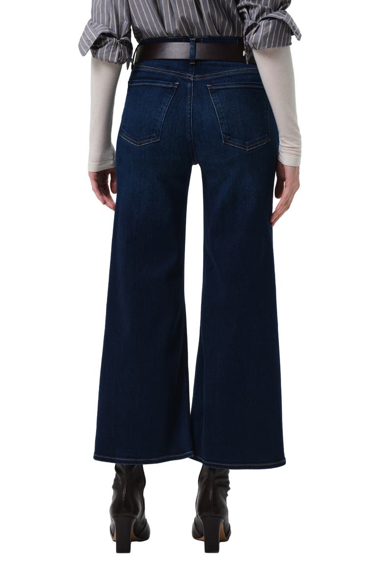 Lyra High Waist Ankle Wide Leg Jeans, Alternate, color, DAKOTA MEDIUM INDIGO
