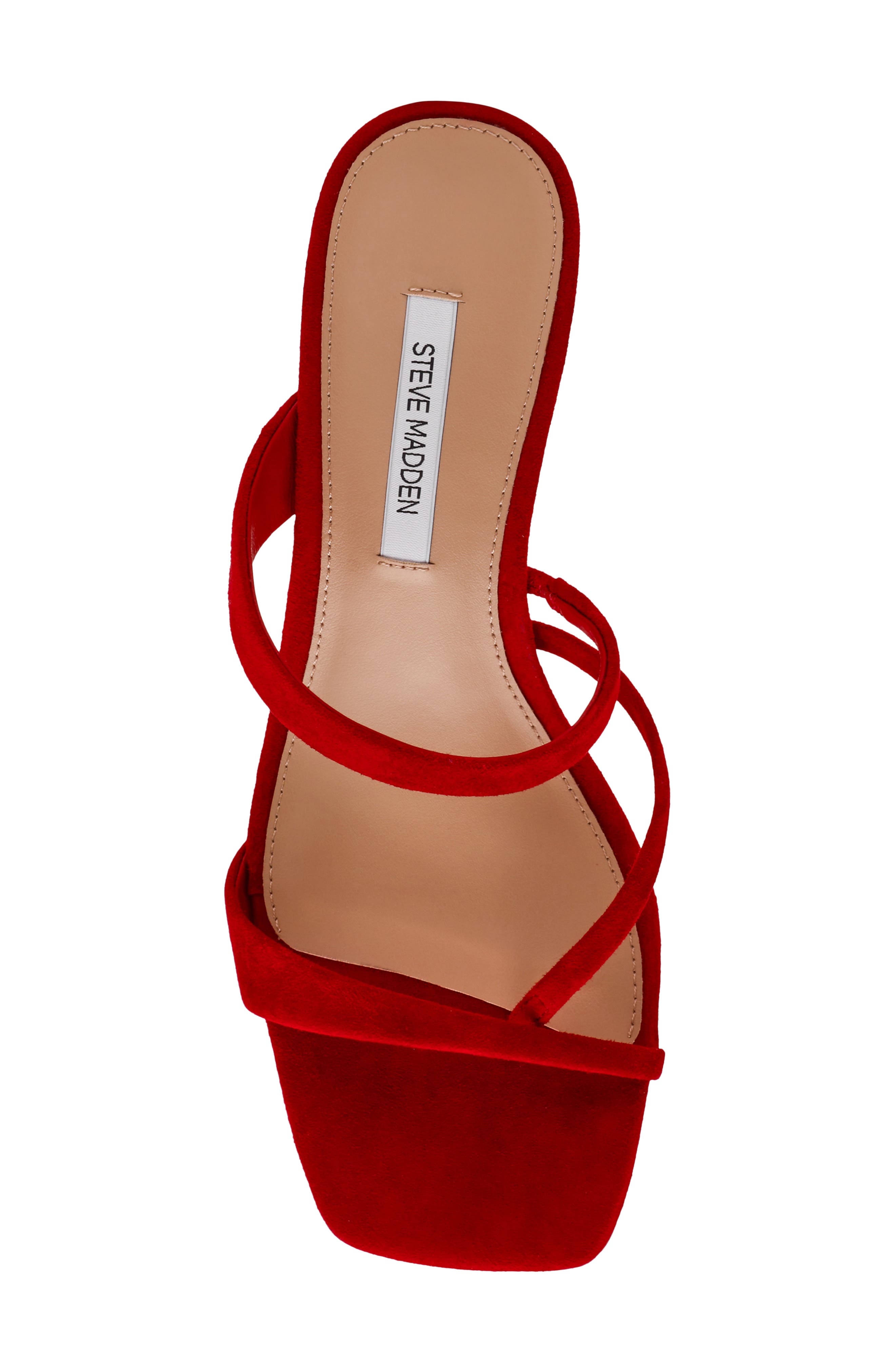 Ajay Strappy Sandal, Alternate, color, RED SUEDE
