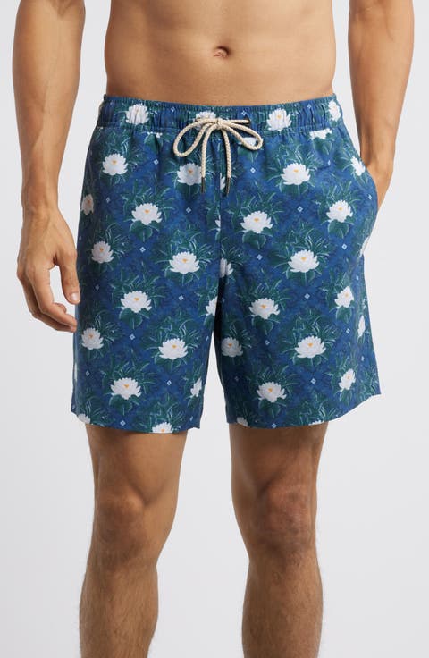 The Bayberry Floral Swim Trunks