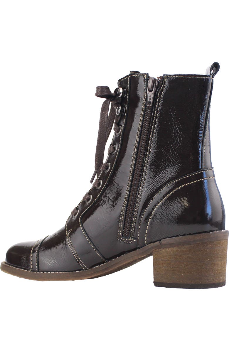 Unity in Diversity Patriot Bootie, Alternate, color, Brown Patent