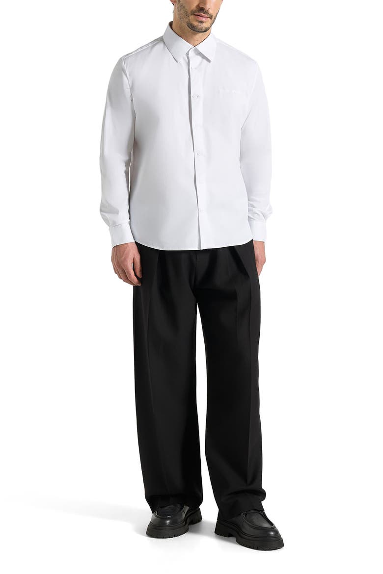 Chris Signature Tailored Long Sleeved Shirt, Main, color, White