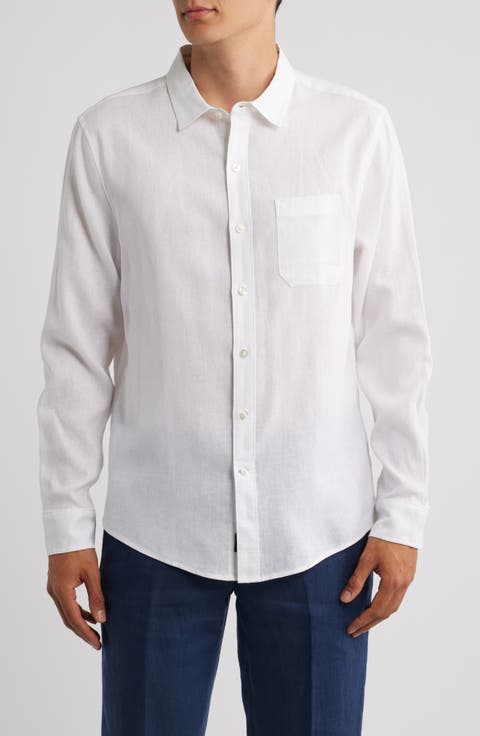 Linen Button-Up Shirt