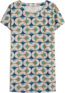 Seasalt Cornwall Ocean Gaze Daisy Print Organic Cotton Jersey Tunic