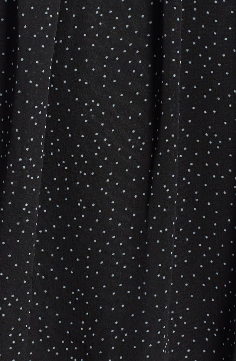 DR2 by Daniel Rainn Daniel Rainn Tie Neck Georgette Peasant Top, Alternate, color,