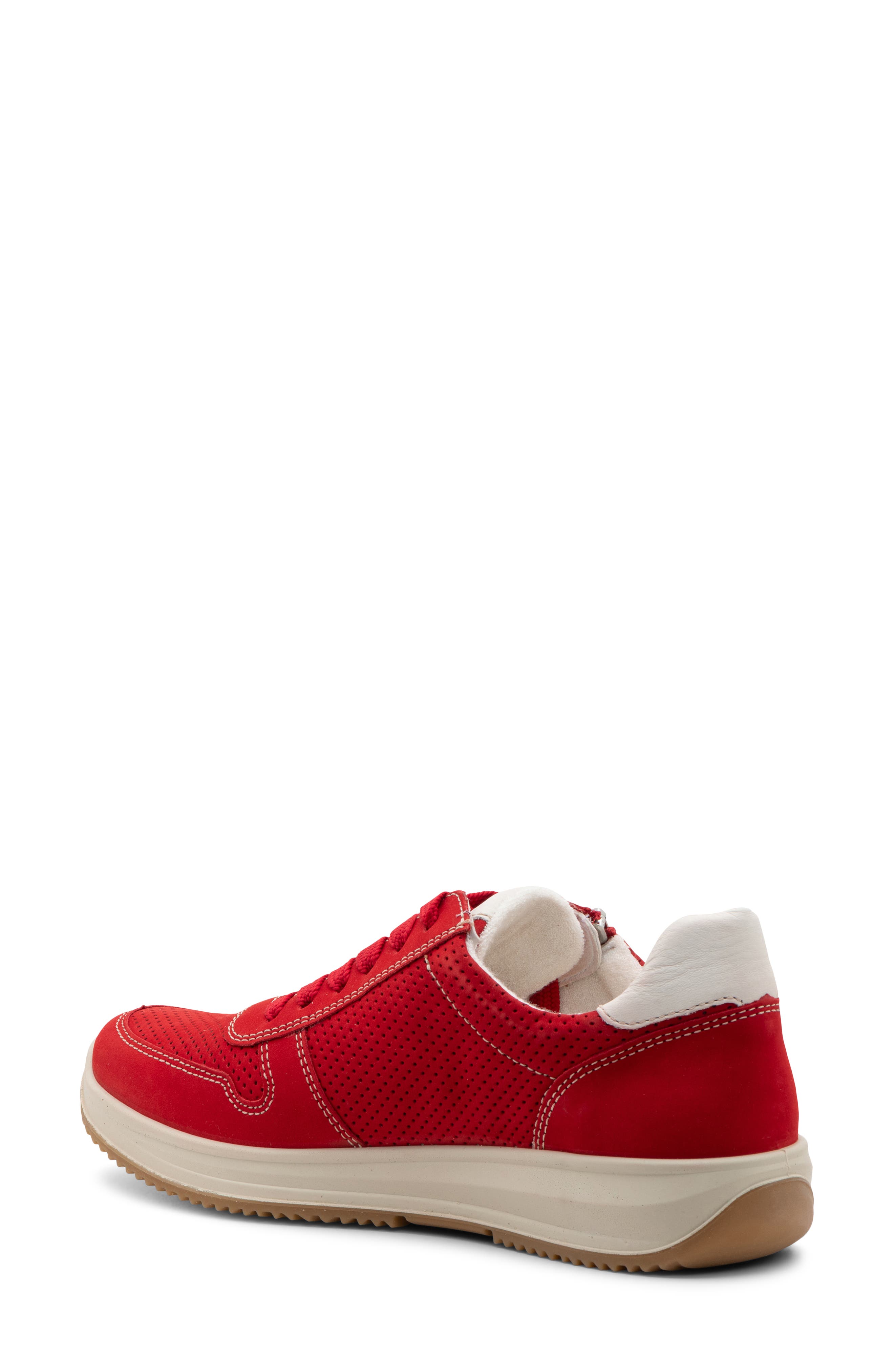 ara Opal Zip Sneaker, Alternate, color, Red