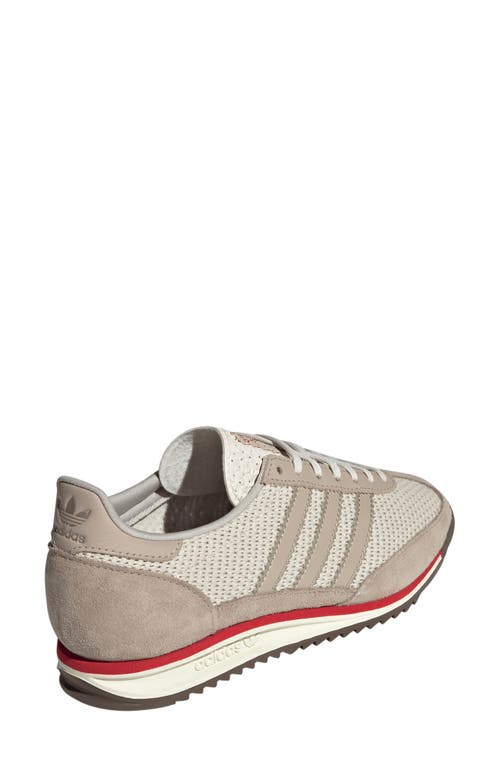 Shop Adidas Originals Adidas Sl 72 Sneaker In Alumina/clay/cyber Met.