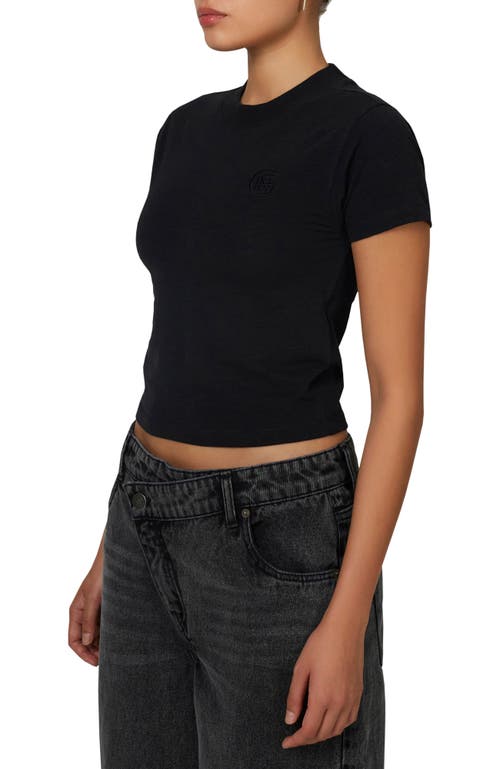 Good For Nothing Emblem Slub Baby T-shirt In Black