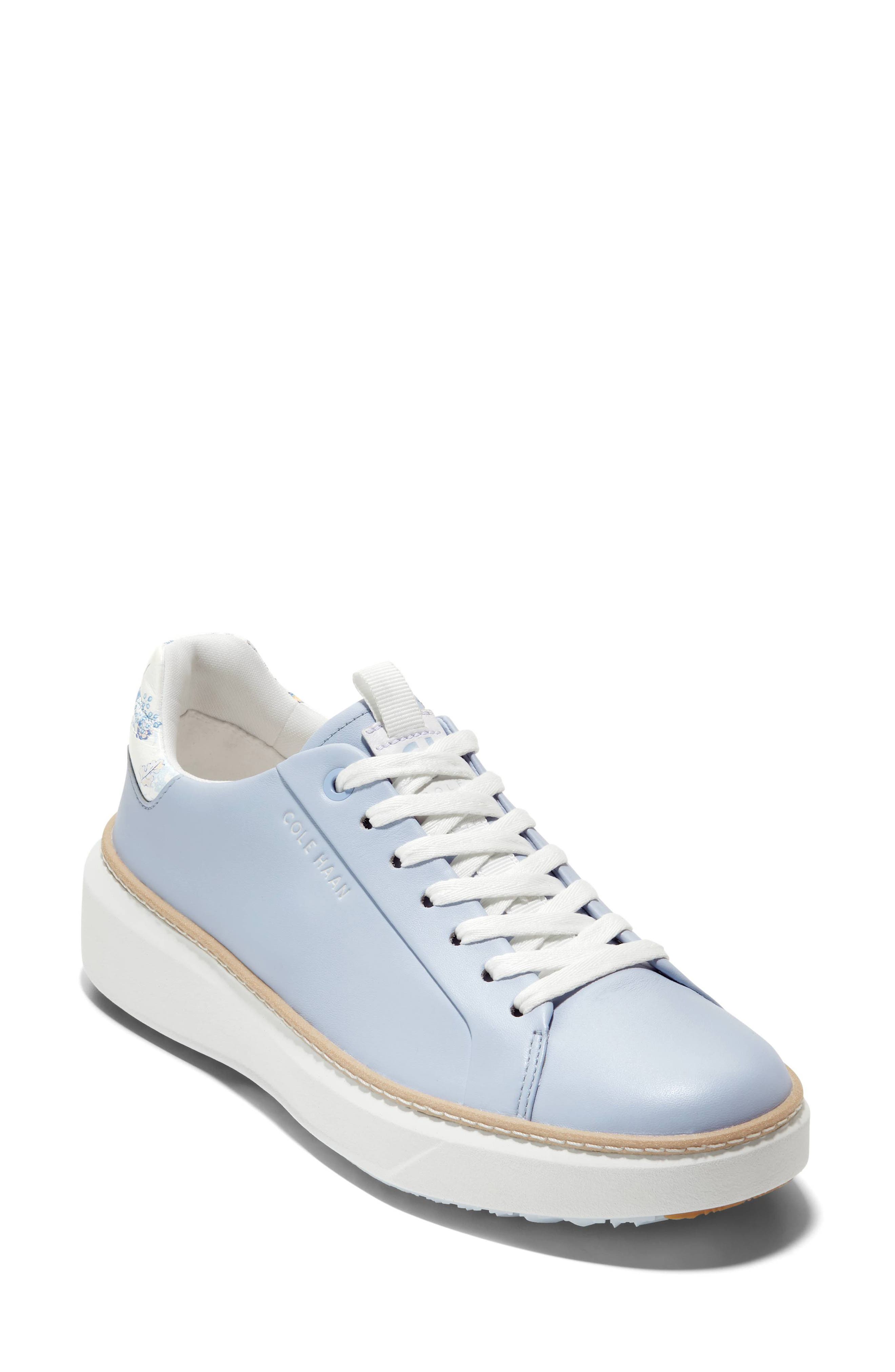 GrandPro Topspin Golf Shoe, Main, color, HEATHER GREY/ SESAME/ WHITE