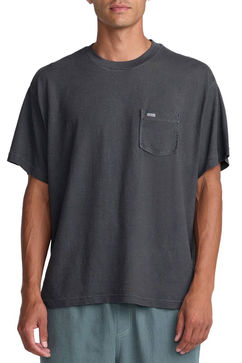 Vacancy Pocket T-Shirt, Main, color, PIRATE BLACK