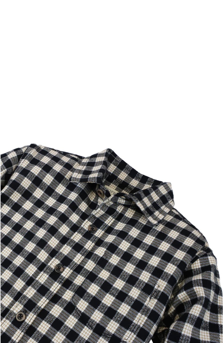Hope & Henry Boys' Organic Flannel Shirt with Elbow Patches, Kids, Alternate, color,