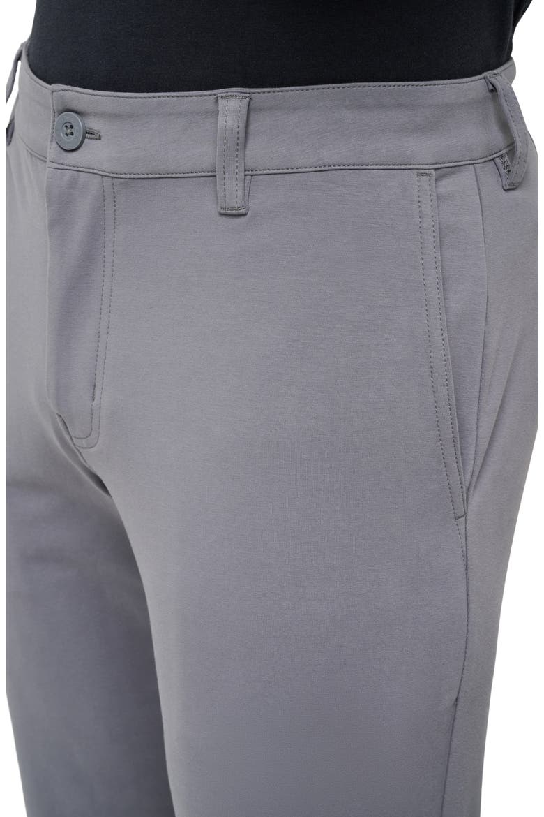 Legacy Stretchknit Flat Front Chinos, Alternate, color, QUIET SHADE