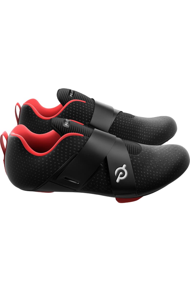 Peloton Altos Cycling Shoes, Alternate, color, Black