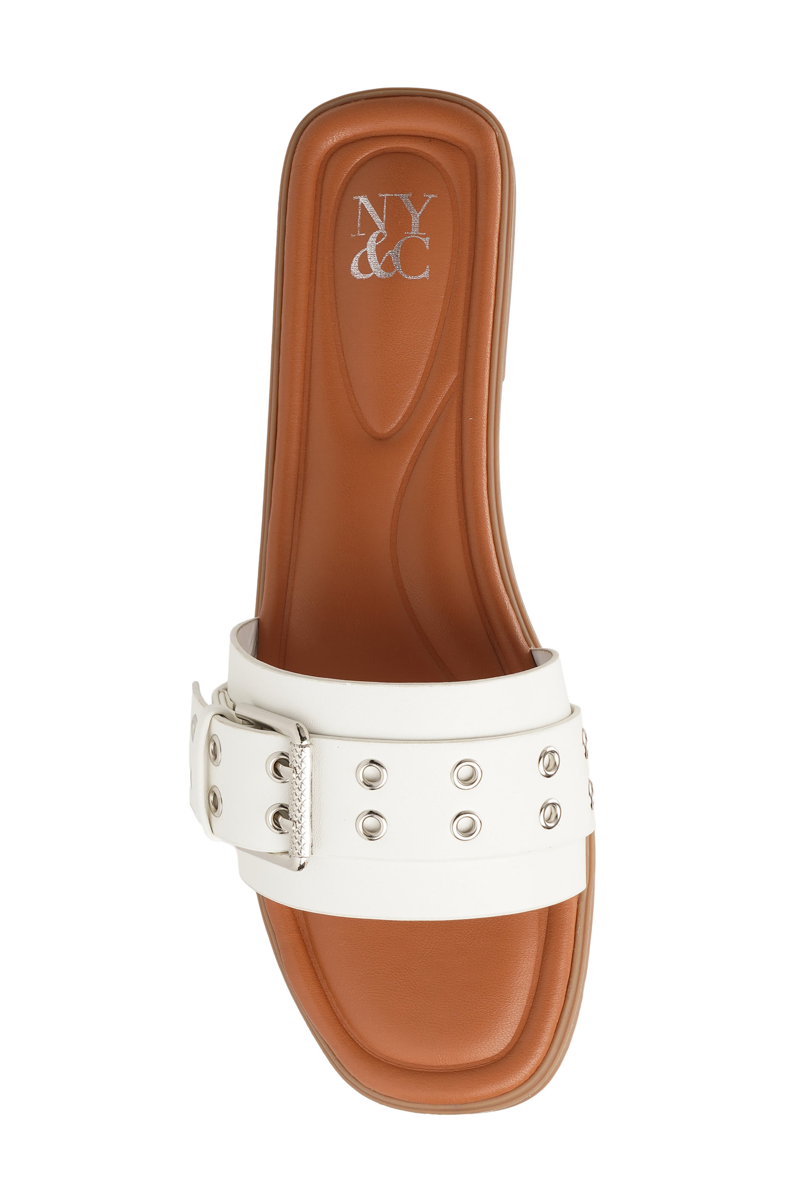Rey Slide Sandal, Alternate, color, WHITE