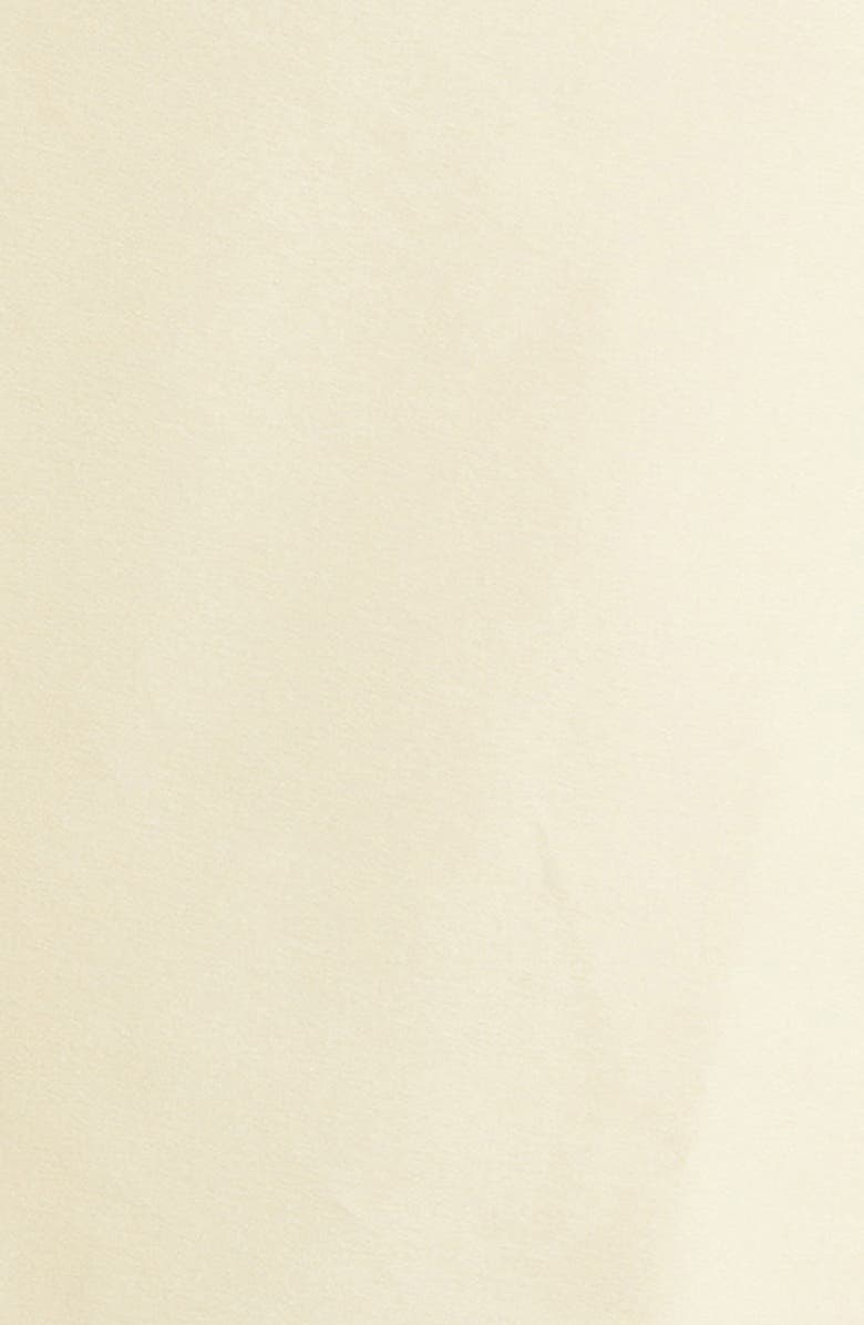 BERNADETTE Winnette Bow Detail One-Shoulder Satin Dress, Alternate, color, Soft Yellow
