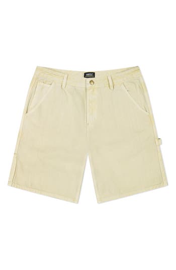 Wesc Canvas Carpenter Shorts In Neutral