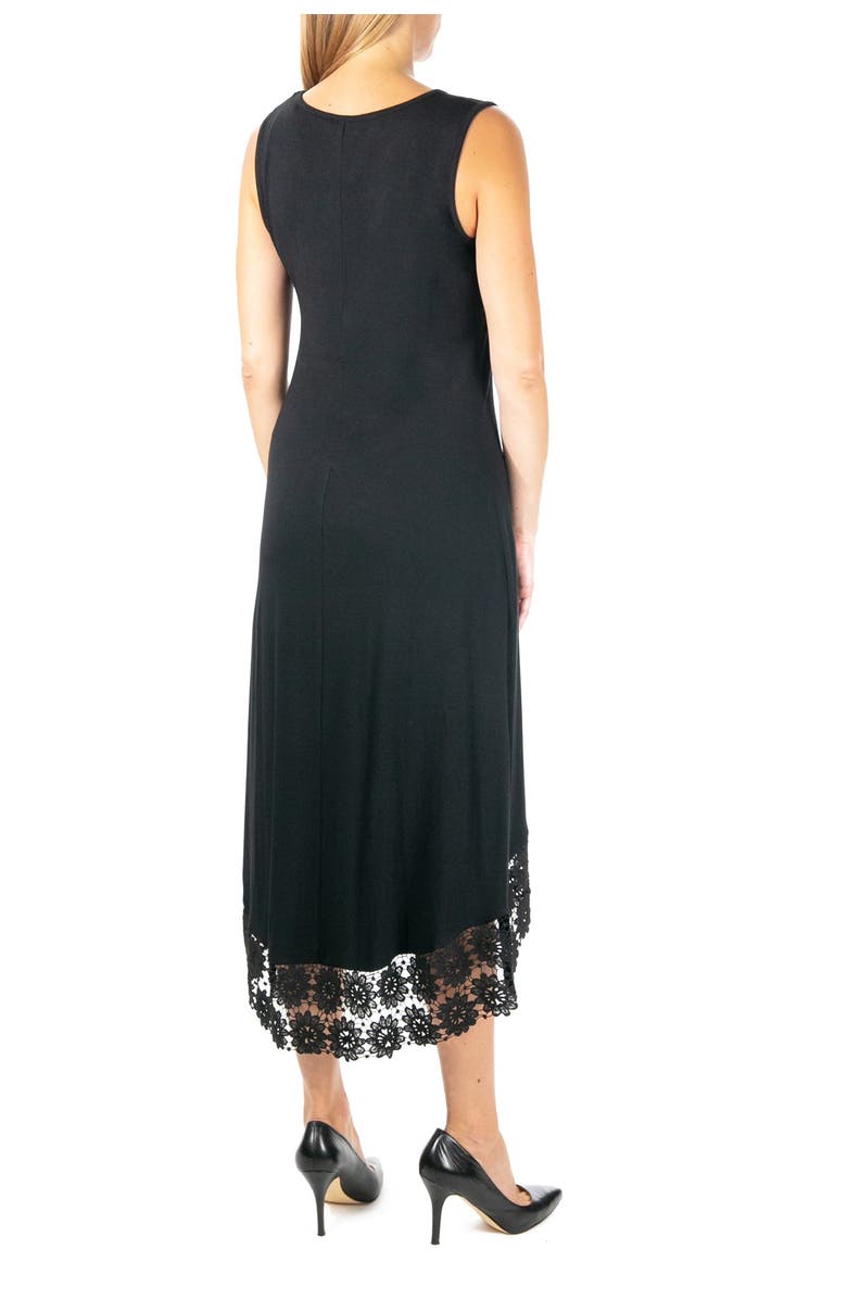 Sleeveless V-Neck High/Low Dress