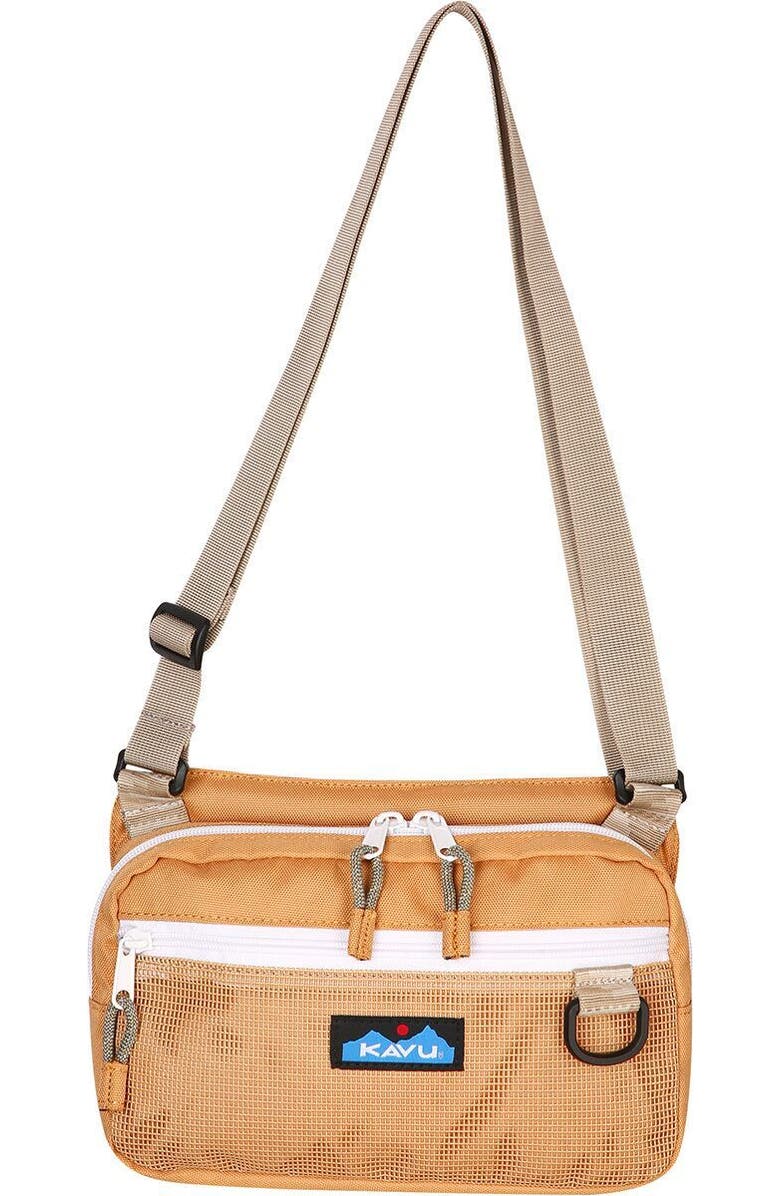 KAVU Delray Beach Crossbody Bag, Main, color, Teak