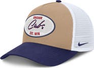 Nike Men's Nike Khaki/Royal Chicago Cubs Rise A-Frame Trucker Adjustable Hat