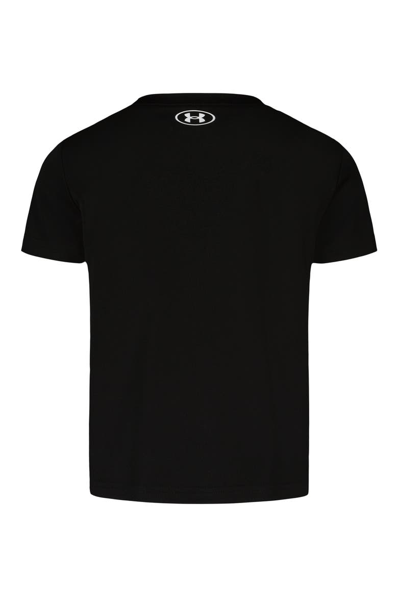 Kids' UA Tech™ Fired Up Performance Graphic T-Shirt, Alternate, color, BLACK