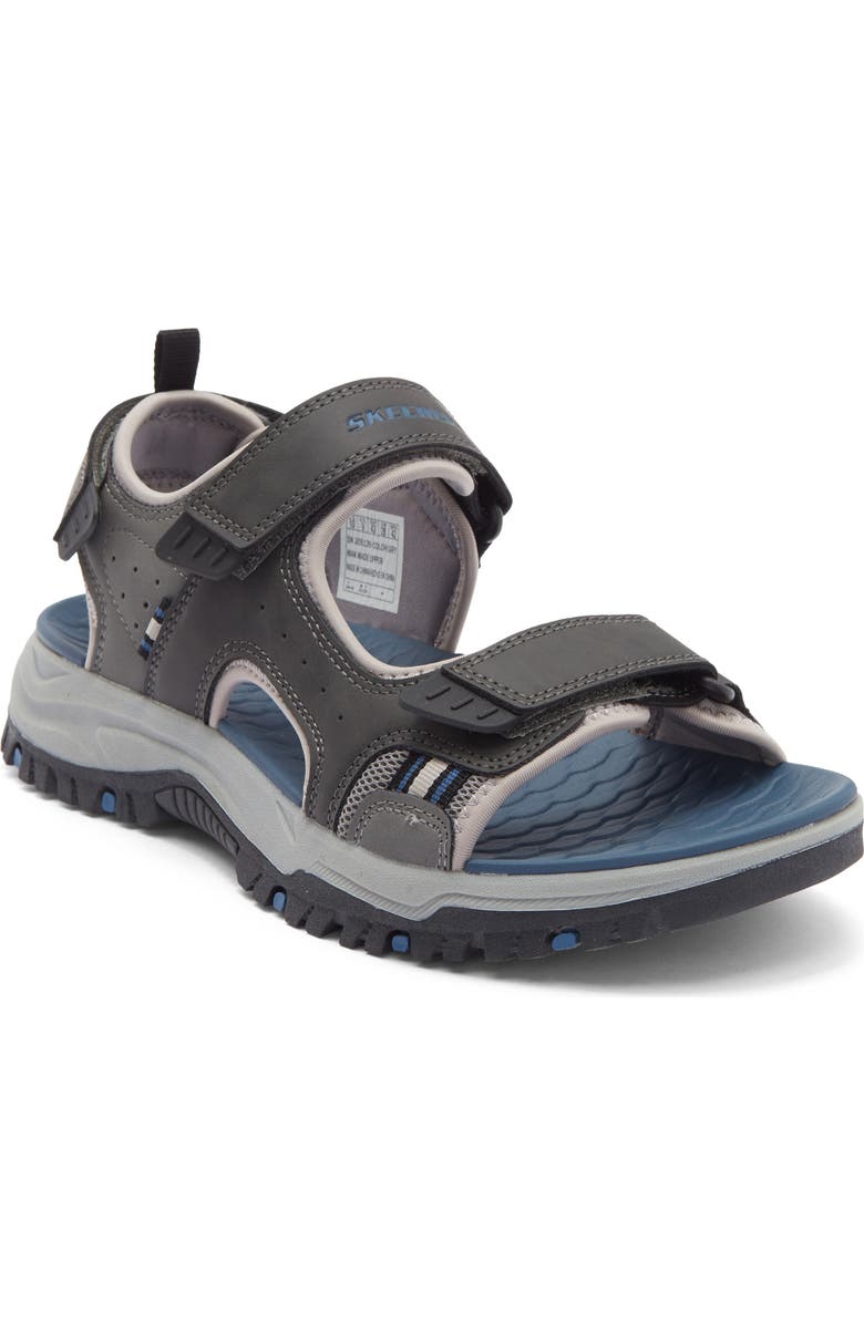 SKECHERS Relaxed Fit: Prewitt Sandal, Main, color, Gry-Gray