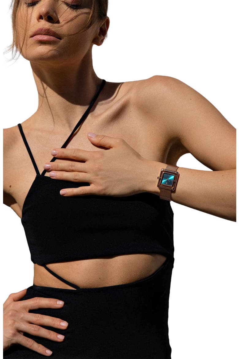 Umbra Watch, Alternate, color, Blue-Rose Gold