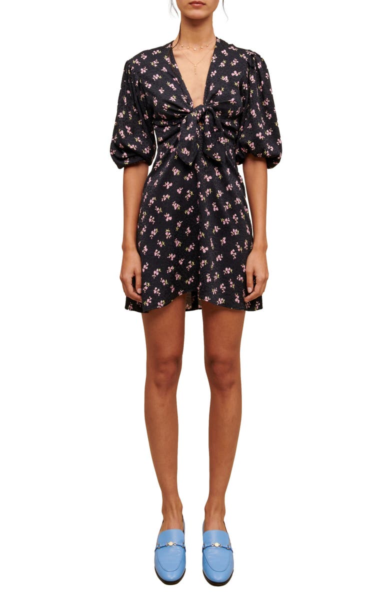 maje Ruisso Minidress, Main, color, Pink Lilly