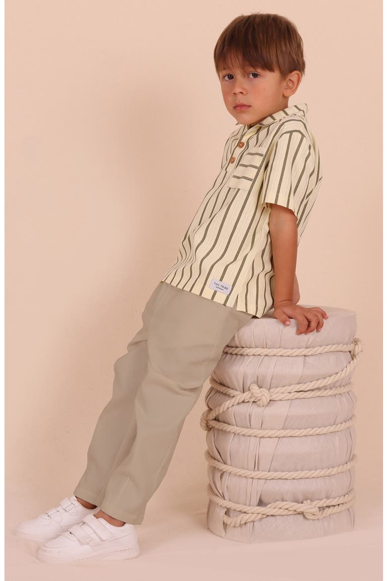 Kids' Relaxed Pants, Alternate, color, CREAM