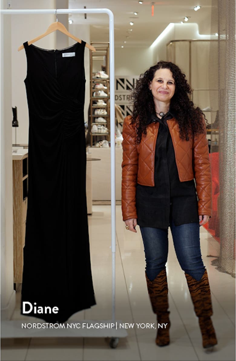 Ruched Jersey Gown, sales video thumbnail