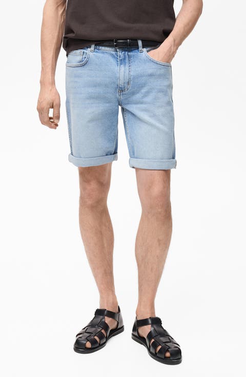 Denim Bermuda Shorts