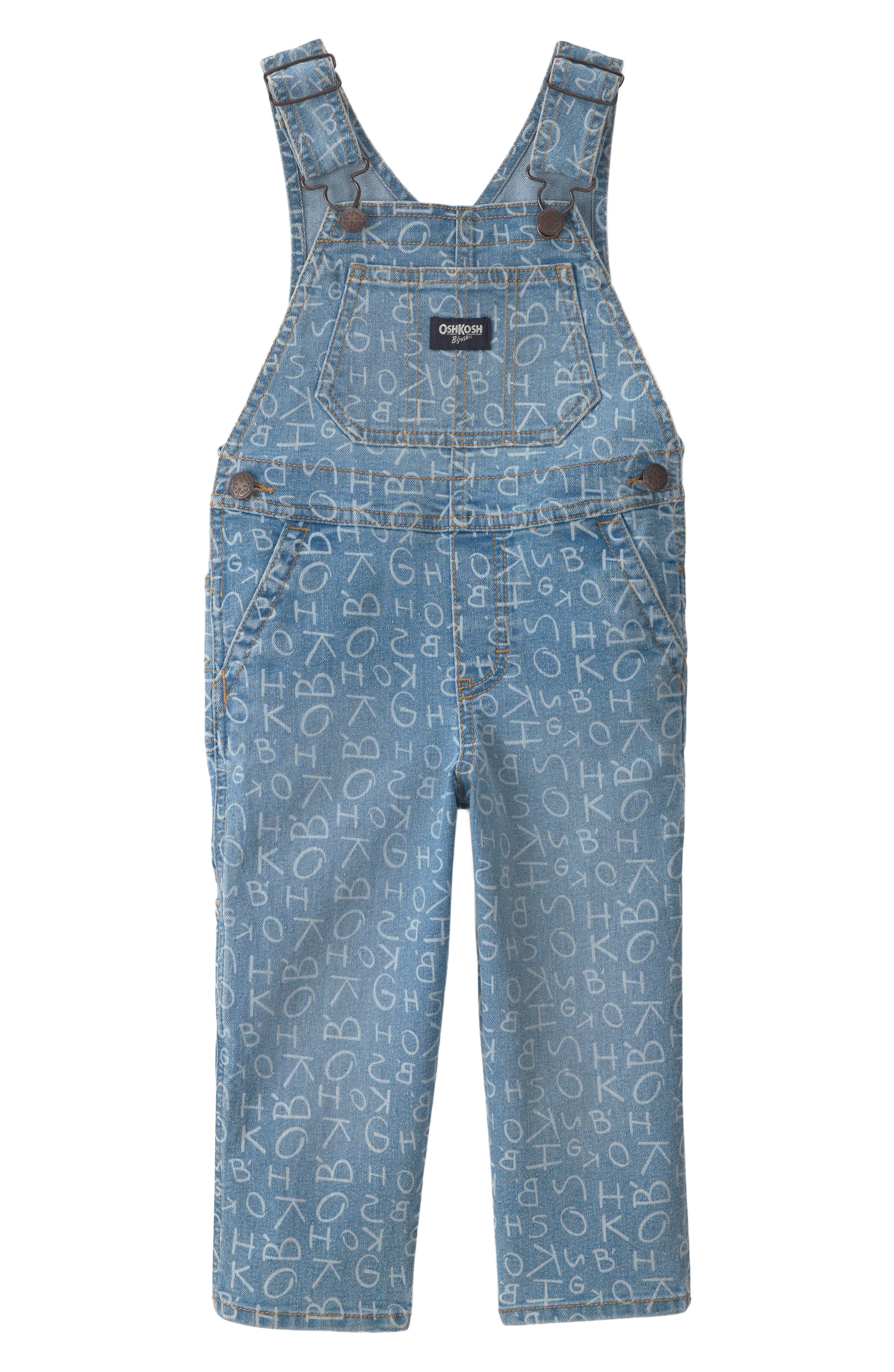 selected DENIM ALPHABET OVERALL