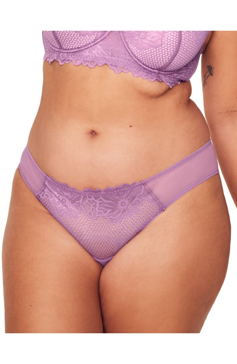 Adore Me Marella Bikini Panties, Main, color, Dark Purple