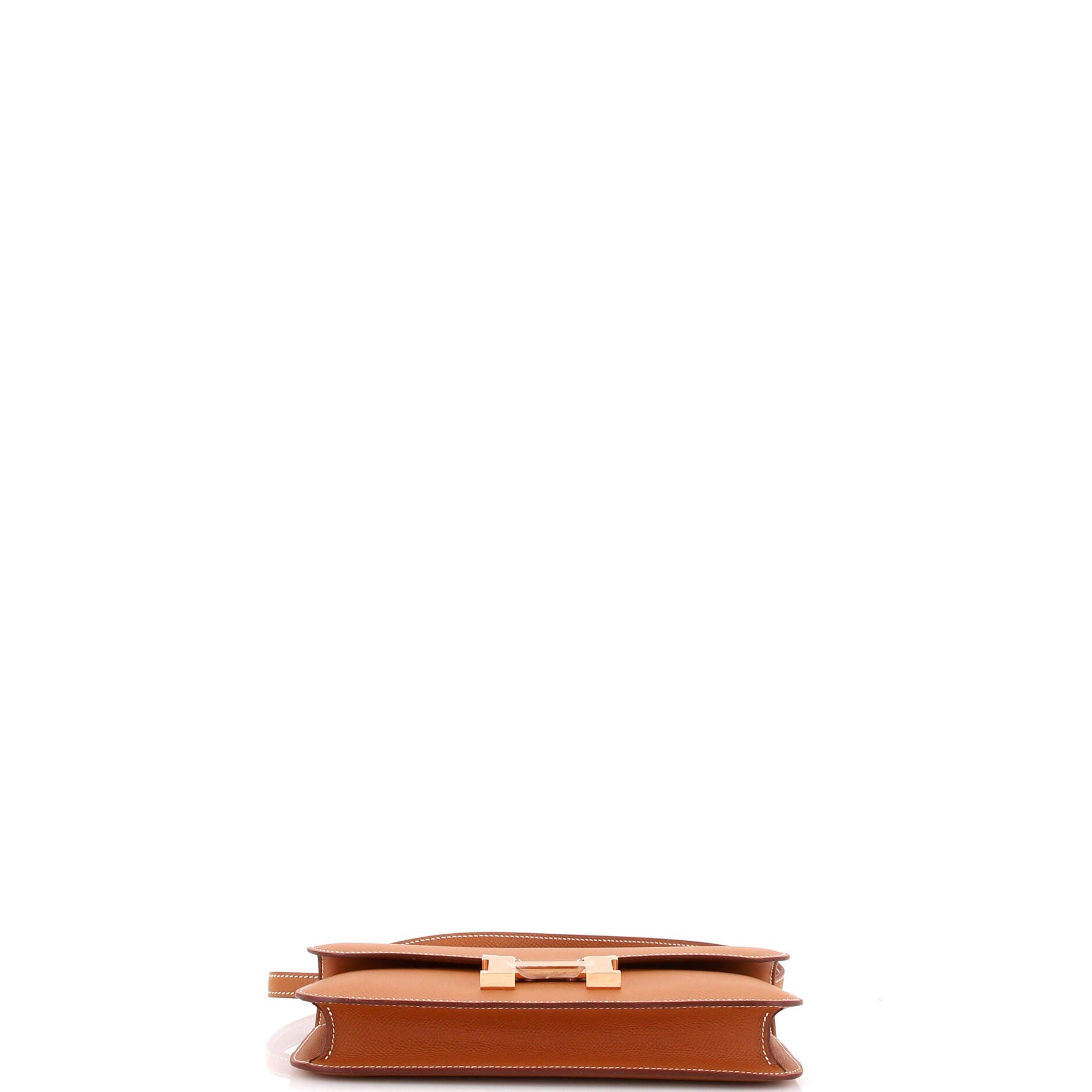 Pre-Owned Hermes Constance Elan NM Bag Epsom 25, Alternate, color, Gold