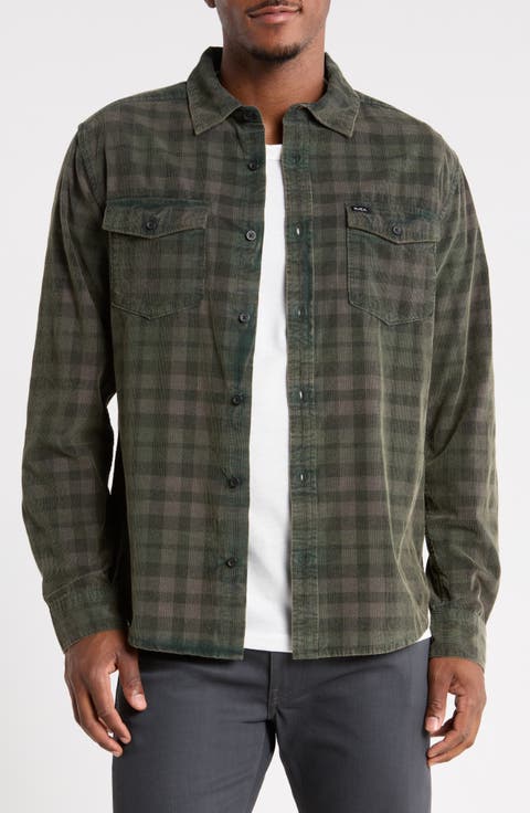 Artifice Cotton Corduroy Button-Up Shirt
