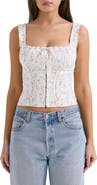 HOUSE OF CB Chicca Square Neck Corset Top