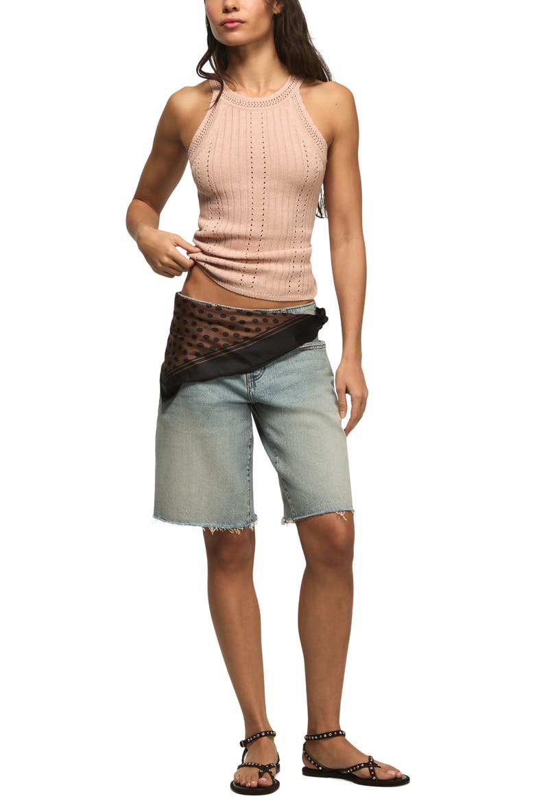 Pointelle Sweater Tank, Alternate, color, ROSE SMOKE