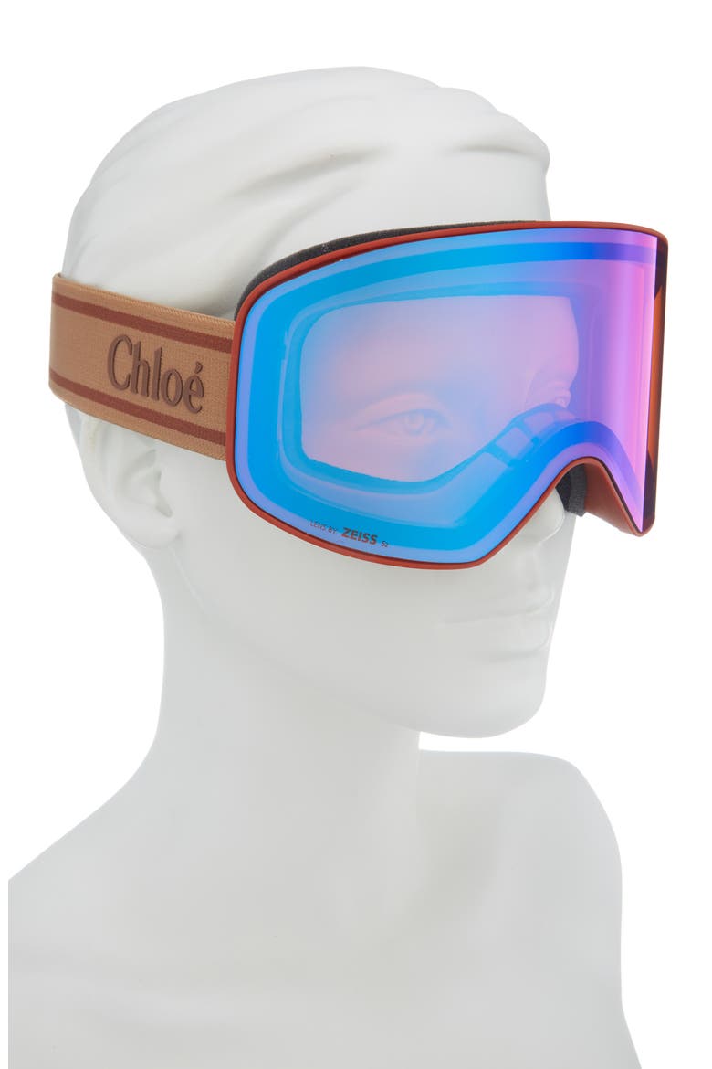 99mm Snow/Ski Goggles, Alternate, color, BROWN ORANGE