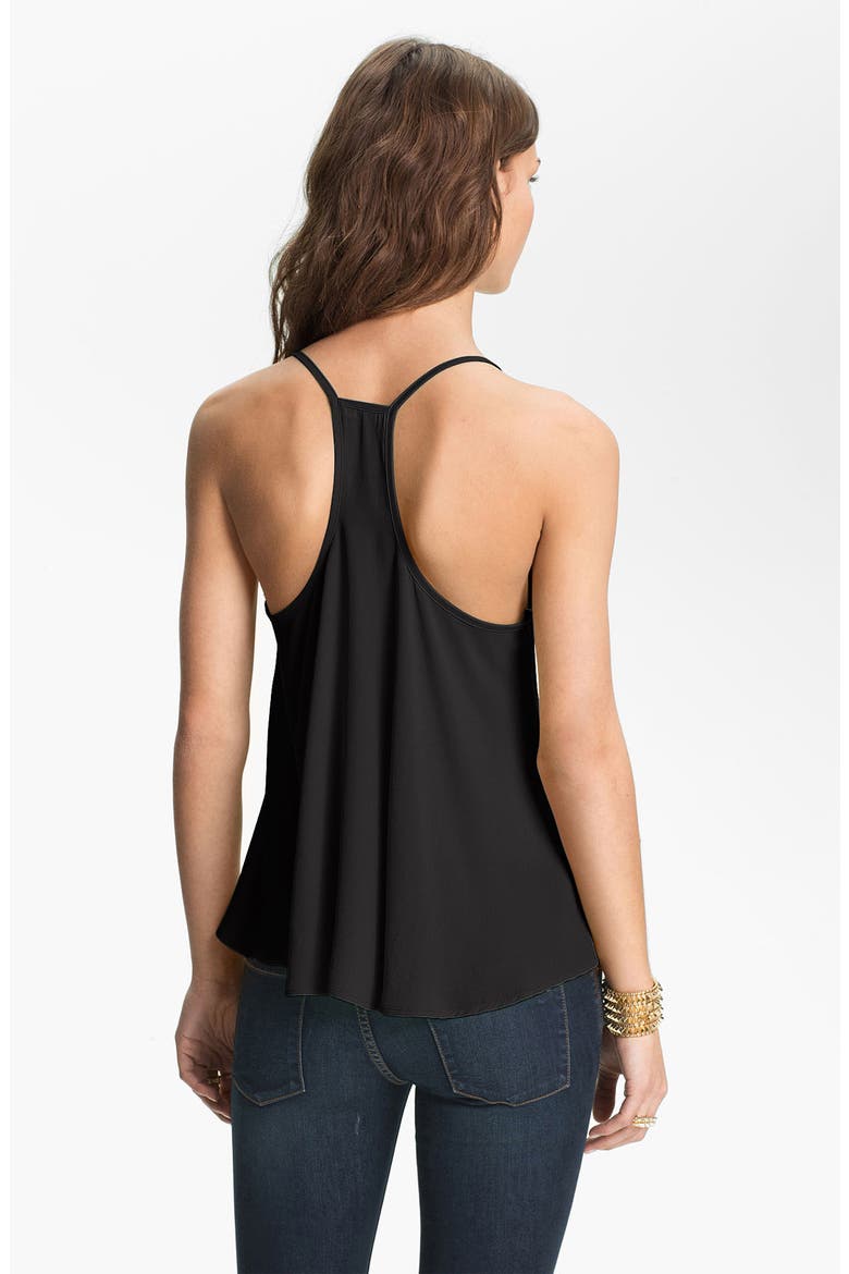 Flowy Racerback Camisole, Alternate, color, BLACK