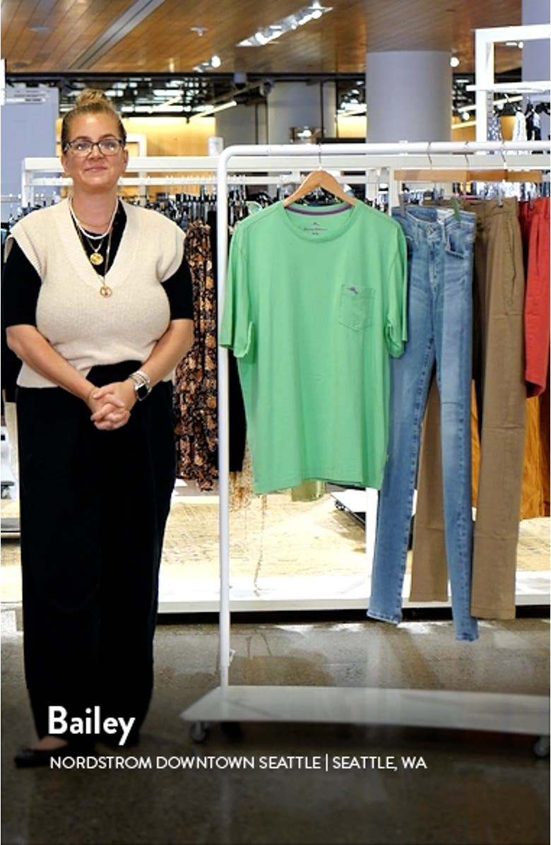 'New Bali Sky' Original Fit Crewneck Pocket T-Shirt, sales video thumbnail