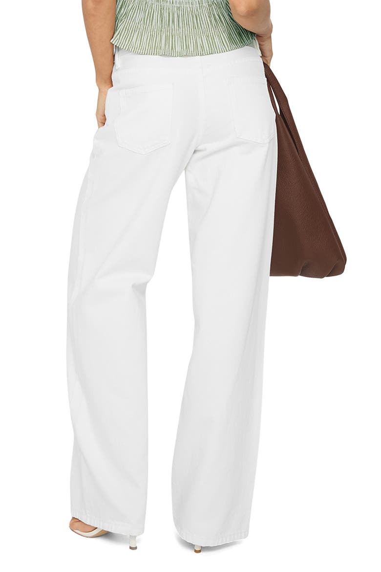Serenitia Mid Rise Straight Leg Jeans, Alternate, color, WHITE WASH