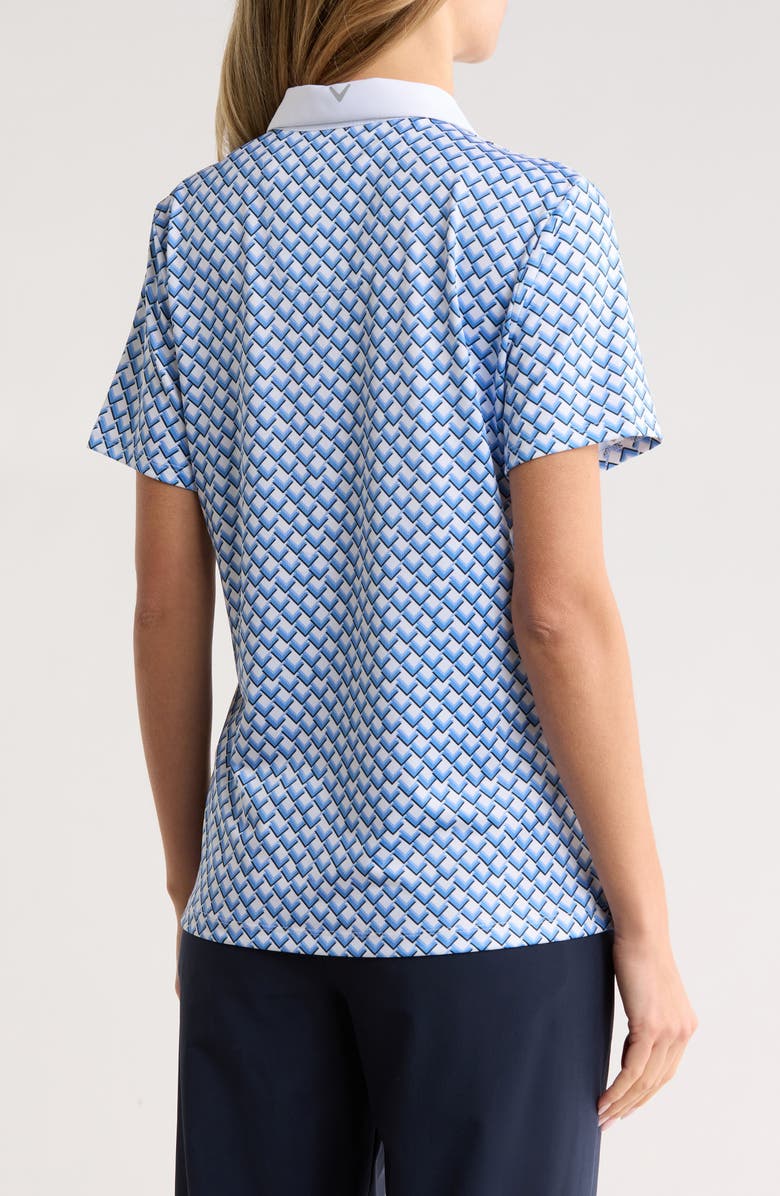 Callaway Chevron Geo Polo, Alternate, color, Serenity